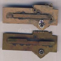 ~1975. 1. Osztályos Páncélos és 3. Osztályos Páncélos-műszaki jelvény T:2