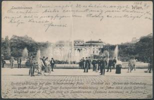 20 db régi bécsi városképes lap, közte egy litho