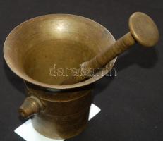 Régi réz mozsár törővel / Copper mortar 11,5cm