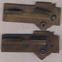 ~1975. 1. Osztályos Hadtápos és 1. Gépjármű-technikus jelvény T:2