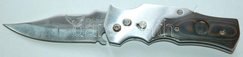 Vadász bicska rozsdamentes acél pengével / Stainless steel hunting pocket knife 20cm