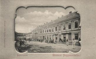 Nagyszombat with the shops of József Weisz and Lipót Herzog