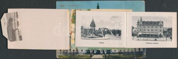 Győr Waggon és gépgyár, vasútállomás, Frigyes laktanya, Kisfaludy kávéház, Royal szálloda leporello