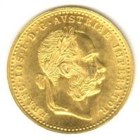 Ausztria 1915. 1D Au "Ferenc József" (3.49g) utánveret T:1/2 ph. 
Austria 1915. 1 Ducat Au...
