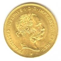 Ausztria 1892. 4Fl Au "Ferenc József" (3.22g) T:1-
Austria 1892. 4 Florin-10 Frank Au &quo...