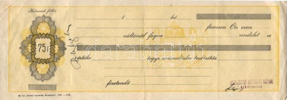 1946-1947 7db váltó okmány bélyegekkel