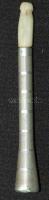 ~1910. Ezüst szipka csontvéggel 7,7g / silver(bone ending) cigarette holder 7,7g