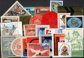 1916-1971 25db régi és modern levélzáró cimke