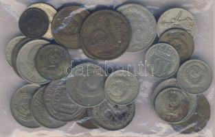 Oroszország 1914. 20k Ag + Szovjetunió 25db fémpénz T:vegyes Russia 1914. 20 Kopeks Ag + Soviet Union 25 mixed coins C:mixed