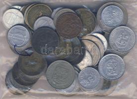 Csehszlovák Köztársaság 1925-28. 4db fémpénz + Csehszlovák Szocialista Köztársaság 10h - 5K , összesen 56db fémpénz T:vegyes Czechoslovak Republic 1925-28. 4 coins + Czechoslovak Socialist Republic 10 haleru - 5 Korun , all 56 pieces C:mixed