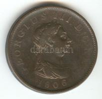 Nagy-Britannia 1806. 1P "III.György" T:3 Great Britain 1806. 1 Penny "George III" C:F