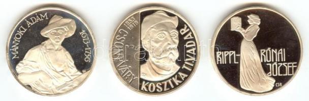 1977. 200Ft Ag 3klf "Festők II.-Mányoki, Rippl-Rónai, Csontváry" sor T:PP Csak 5-5000db!