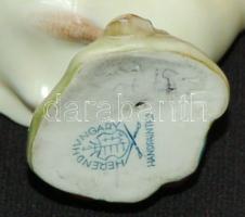 Kézzel festett sorszámozott jelzett Herendi porcelán rigó figura javítható hibával /
Handpainted num...