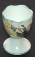 1943 Kézzel festett sorszámozott jelzett Herendi porcelán tojástartó szennyeződésekkel / Handpainted numbered Herendi chinaware egg cup with contaminations 6cm