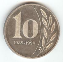 1999. &quot;Consultatio - Gazdasági és Adóügyi Tanácsadó Kft., Budapest / 10 éves évforduló&quot; ffém emlékérem (d=42mm) T:PP karcos