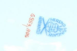 Nagyméretű kézzel festett Apponyi-mintás sorszámozott jelzett Herendi porcelán váza hibátlan állapot...