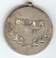 1949. "10 éves a Csepel Autógyár" fém emlékérem (40mm) T:2