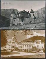 61 db fekete-fehér modern román képeslap, főleg erdélyi városok / 61 B/W Romanian - Transylvanian to...