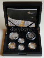 Nagy-Britannia 2011. Teljes piefort sterling ezüst Royal Mint díszkiadás: 50P Ag (16g) + 1Ł Ag (19g)...