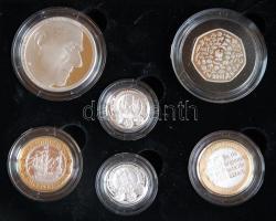 Nagy-Britannia 2011. Teljes piefort sterling ezüst Royal Mint díszkiadás: 50P Ag (16g) + 1Ł Ag (19g)...