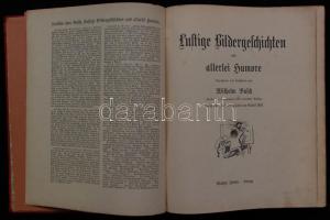 Wilhelm Busch: Lustige Bildergeschichten u. allerlei Humore, Hrsg. v. Rudolf Will. Leipzig, Walther ...