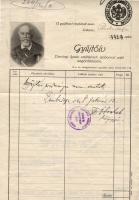 1927 Darányi emlékmű gyüjtőív