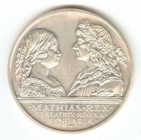 1990. 500Ft Ag "Mátyás király-Beatrix" T:BU