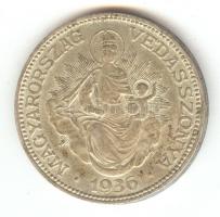 1936. 2P Ag "Madonna" T:2-,3