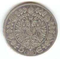 Ausztria 1900. 5K Ag T:3 Austria 1900. 5 Corona Ag C:F