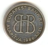 1992. "Budapest Bank Rt. szerencsepénz / BUÉK 1992" Ag(999) 7,1g (d=23mm) dísztokban T:PP