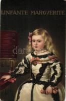 Maria Theresa of Spain s: Velazquez: L&#039;infante Marguerite, litho