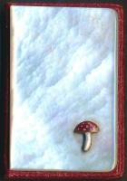 1926 Tárcanaptár igényes bőrkötésben gombával díszítve, aranyozott lapszélekkel