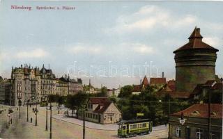 Nürnberg with trams