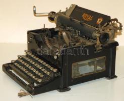 Századeleji Continental írógép üveg oldalú / 
Vintage Continental typewriter