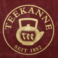 Exkluzív fa teatartó-doboz apró kopásokkal / Exclusive tea-holder with small wears 28x25 cm