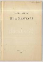 Nemzeti Könyvtár: Illyés Gyula: Ki a magyar? 34p