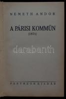 Németh Andor: A Párisi Kommün. Bp., 1932 Pantheon
