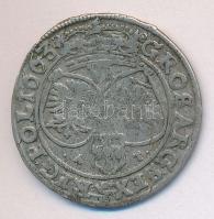 Lengyelország 1663. 6Gr Ag &quot;II. János Kázmér&quot; (3,1g/25mm) előlapon verési hibával T:3 Poland 1663. 6 Grossus Ag &quot;Johann II Casimir&quot; &quot;IOAN.CAS.D.G.REX.POL.&amp;.S.M.D.L. / VI. AT   GROS.ARG.SEX REG.POL.1663&quot;(3,1g/25mm) mint error C:F