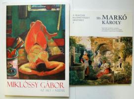2db művészeti könyv: Id. Markó Károly (A magyar rajzművészet mesterei 2), Az akt / nudul: Miklóssy Gábor aktművészetéről