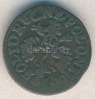 Lengyelország 1661. 1 Solidus Cu "II. János Kázmér" (1,25g/16mm) T:3
Poland 1661. 1 Solidu...