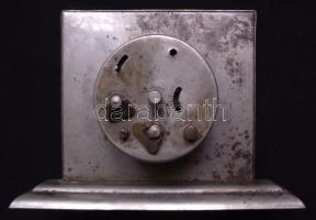 Art deco asztali óra Kollerich-Drótárúk Budapest márkajelzéssel, működőképes, javításra szorul