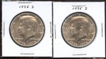 Amerikai Egyesült Államok 1976D. 1/2$ "Bicentennial" (2x) T:2
USA 1976D. 1/2 Dollar "...