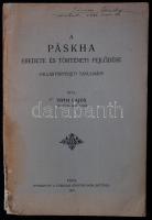 Tóth Lajos: A páskha eredete és történeti fejlődése. Pápa, 1931, Főiskolai Könyvnyomda, p92. Dedikált, a gerincen sérült