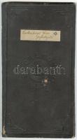 1925-1926 Joghallgatói egyetemi index a Pázmány Péter Tudományegyetemről neves tanárok aláírásával