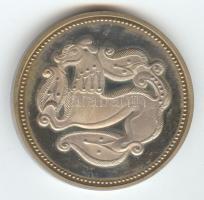 1996. "Honfoglalás 1100. évfordulója" Ag(925) emlékérem (93,31g/50mm) T:PP Csak 500db! Dís...