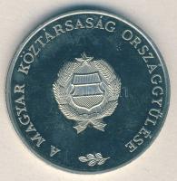 1989. "A Magyar Köztársaság Országgyűlése / Parlament- Budapest" fém emlékérem (40mm) érde...