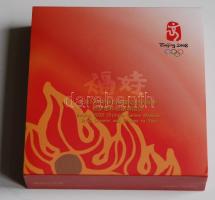 Kína 2008. "A Pekingi Olimpia kabala figurái -The Fuwa" aranyozott multicolor Cu emlékérem...