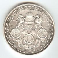 1998. "Pest-Buda-Óbuda egyesítésének 125. évfordulója" nagyméretű Ag(999) emlékérem (65mm/...