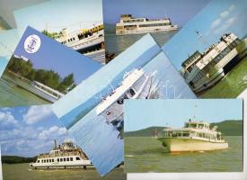 11db balatoni hajók (70es évek) képeslap
