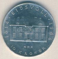 Norvégia 1964. 10K Ag "150 éves az Alkotmány" T:2
Norway 1964. 10 Kroner Ag "Constitu...